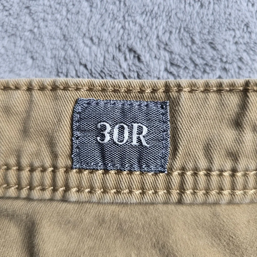 BKE Buckle Jake Straight Leg Jeans Mens 30R 30x30 Tan Khaki Comfort Stretch